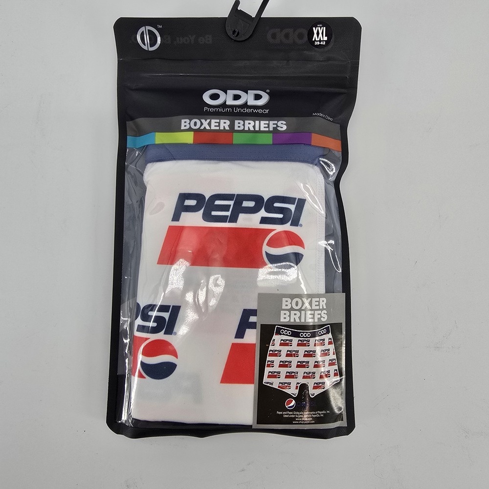 2XLARGE MENS ODD‎ PEPSI BOXER BRIEFS - NIP